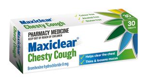 Maxiclear: Maxiclear Chesty Cough 8mg Tablets 30s