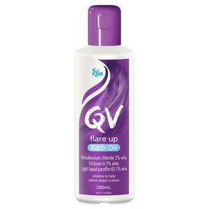Bath Shower Body Cleansers Wash: Ego QV Flare Up Bath Oil 200ml