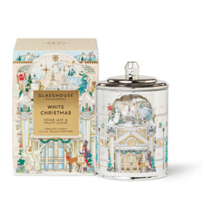 Candles: Glasshouse White Christmas Candle 380g
