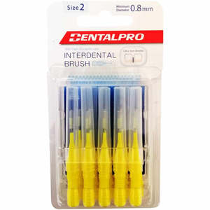 Dental Floss Picks: Dental Pro Interproximal 2 XS 0.8mm