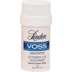 Deodorant Body Spray: Voss Extended Life Deodorant Stick Unscented 75g