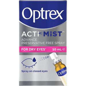 Optrex Advance ActiMist Preservative Free Eye Spray 10ml