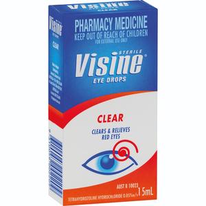 Visine Clear Eye Drops 15ml