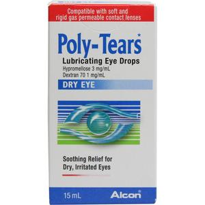 Poly Tears Opthalmic Solution 15ml