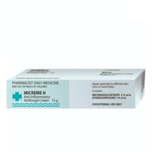 Foot Care Foot Treatments: Micreme H 15g (Pharmacist Only Medicine)