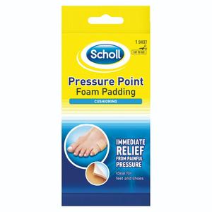 Foot Care Plasters Pads: Scholl Pressure Point Foam Padding