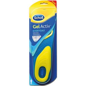 Foot Care Inner Soles Accessories: Scholl Gel Activ Mens Everyday