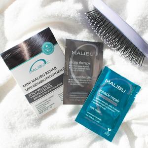 Hair Treatments: Malibu C Mini Malubu Rehab Scalp Wellness 2s