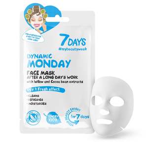 Masks Peels: 7Days Dynamic Monday Face Mask 28g