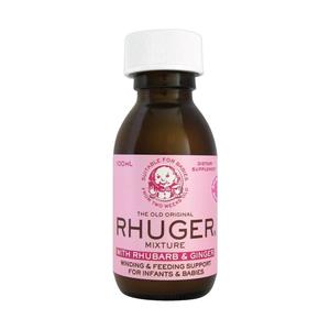 Medicine Vitamins: Rhuger Mix Rhubarb & Ginger Oral Mixture 100ml