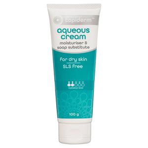 Moisturisers: Topiderm Aqueous Cream SLS Free 100g