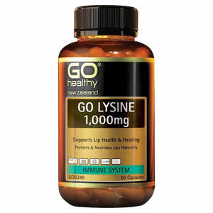 GO Healthy GO Lysine 1-A-Day 1,000mg Capsules 60s