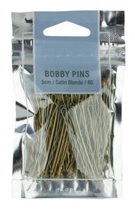 Adorn by Mae Bobby Pins 5cm Satin Blonde 60s