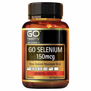 Detox Antioxidants: GO Healthy GO Selenium 150mcg VegeCapsules 120s