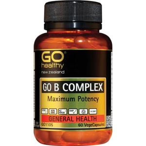 GO Healthy GO B Complex VegeCapsules 60s