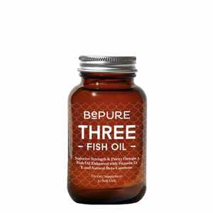 Fish Nutritional Oils: BePure Three Fish Oil Capsules 30s