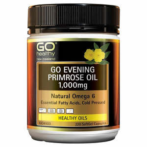 Fish Nutritional Oils: GO Healthy GO Evening Primrose Oil 1000mg Capsules 220s