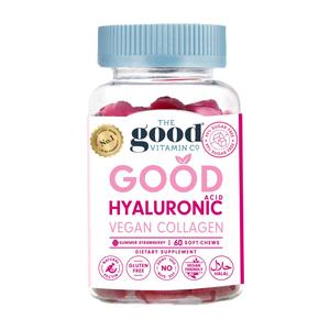 Hair Skin Nails: The Good Vitamin Co Good Hyaluronic Acid Sugar Free Vegan Collagen Soft-Chews 60s