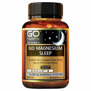 Sleep Anxiety Stress: GO Healthy GO Magnesium Sleep VegeCapsules 60s