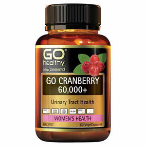 Womens Health: GO Healthy GO Cranberry 60000 + VegeCapsules 60s