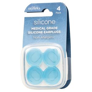 Ear Care: Otifleks Silicone Earplugs 4 Pack