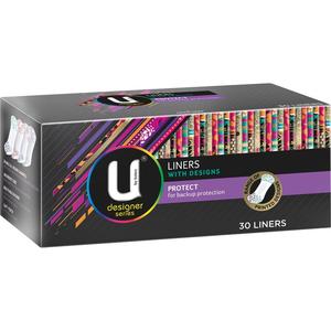 Feminine Hygiene: U By Kotex LINERS PROTECT 30s