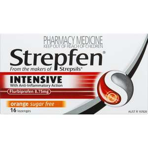 Strepfen Sugar Free Lozenge Orange 16pk