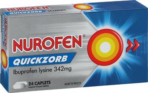 Nurofen Quickzorb Caplets 24s