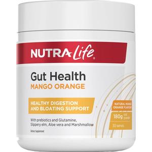Nutra-Life Gut Health Mango Orange Powder 180g