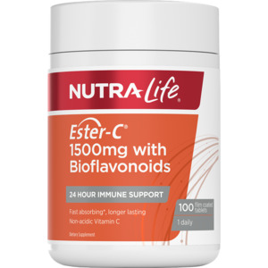 Nutra-Life Ester-C 1500mg with Bioflavonoids Tablets 100s