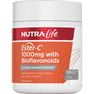 Nutra-Life Ester-C 1000mg with Bioflavonoids Tablets 100s