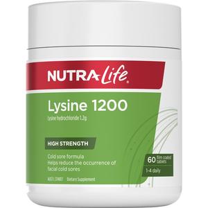 Nutra-Life Lysine 1200 60s