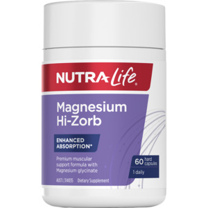 Nutra Life: Nutra-Life Magnesium Hi-Zorb Capsules 60s