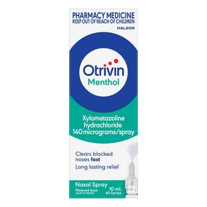 Otrivin Adult Menthol Nasal Spray 10ml