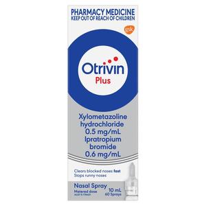 Otrivin: Otrivin Plus Nasal Spray 10ml
