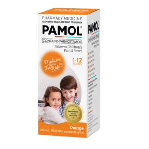 Pamol All Ages Colour Free Orange 100ml