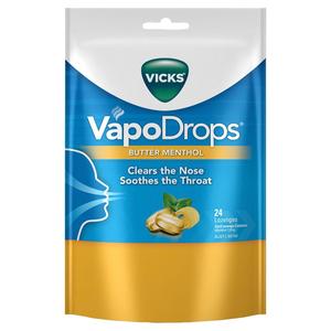 Vicks Vapodrops Butter Menthol 24s