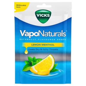 Vicks: Vicks VapoNaturals Lemon Menthol Lozenges 19s