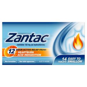 Zantac: Zantac 150mg Tablets 14s