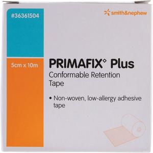 Smith Nephew: Smith & Nephew Primafix Plus Retention Tape 5cm x 1m (Sold as Single Unit 1m Strip)
