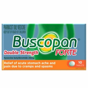 Buscopan FORTE TAB 20MG 10s (Pharmacist Only Medicine)