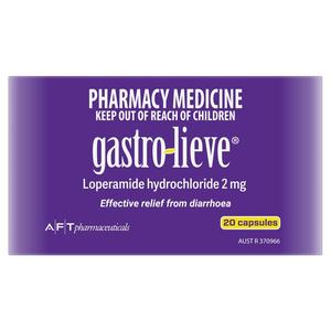 Gastro-Lieve Loperamide Hydrochloride 2mg 20s