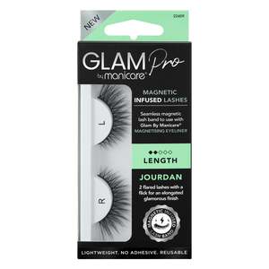 Make Up Accessories False Eyelashes: Glam by Manicare Pro Magnetic Infused Length Lashes - Jourdan