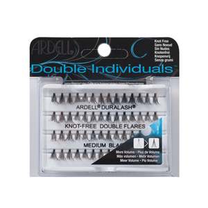 Make Up Accessories False Eyelashes: Ardell Double Individual Knot Free Lashes - Medium Black 56pk