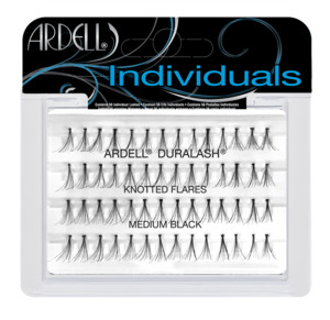 Ardell Duralash Individual knotted Flared Lashes - Medium Black 56pk