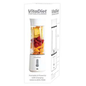 Other Home Health Devices: Vita Diet Portable Blender Pearl White 500ml