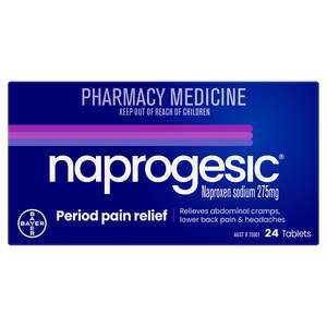 Pain Relief: Naprogesic Tabs 275mg 24s