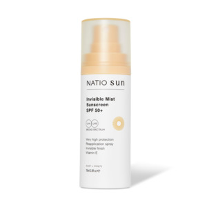 Natio Invisible Mist Sunscreen SPF 50+ 75ml