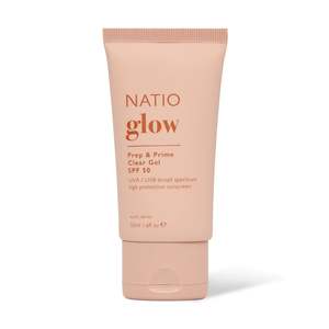 Natio Glow Prep & Prime Clear Gel SPF50 50ml