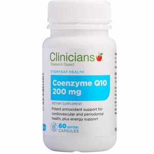 Clinicians COQ10 200mg Capsules 60s